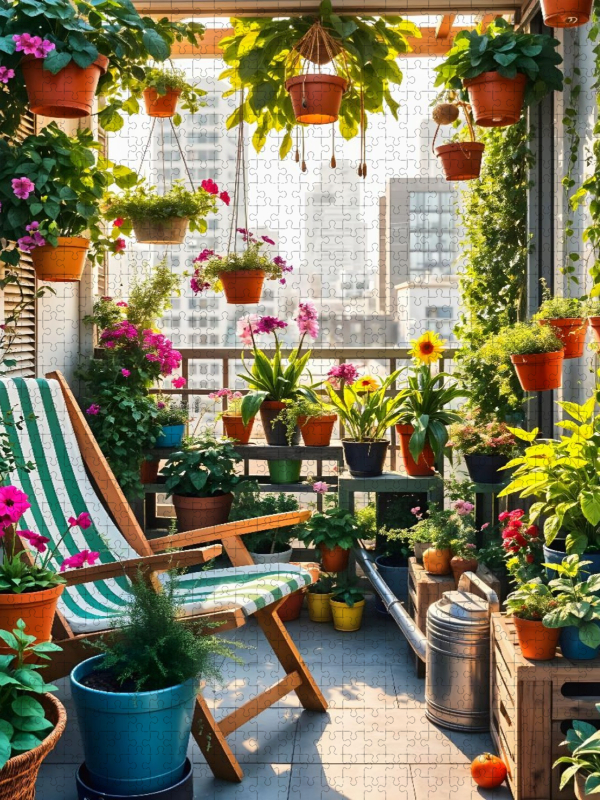 Sommer auf dem Balkon