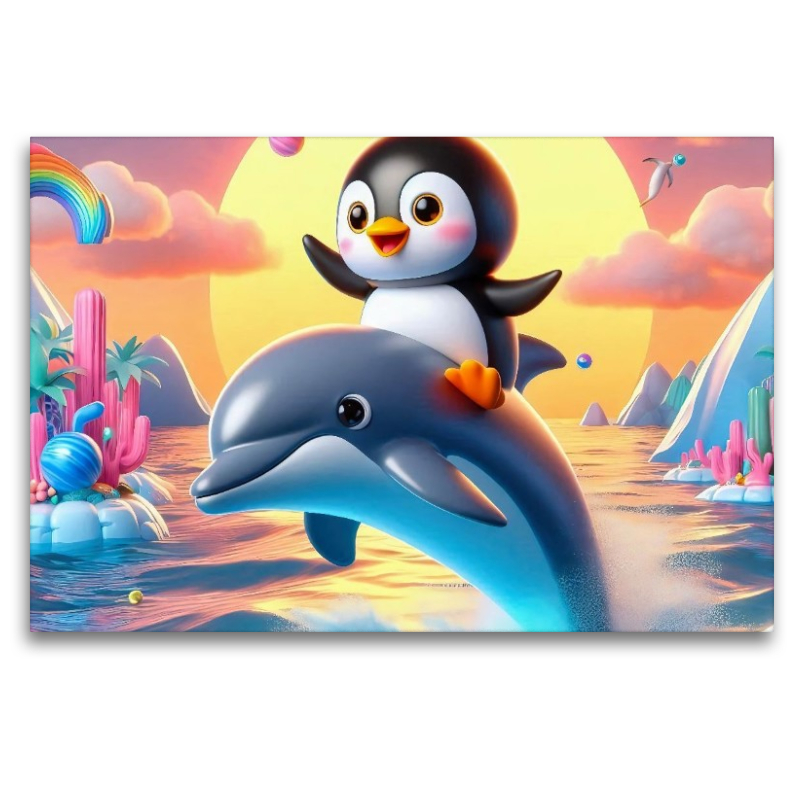 Einmal reiten auf einem Delphin