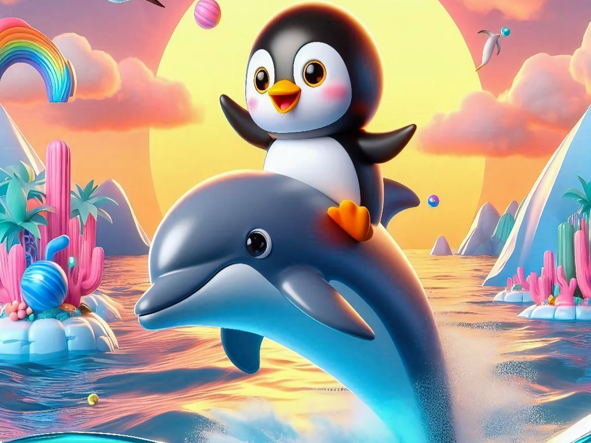 Einmal reiten auf einem Delphin