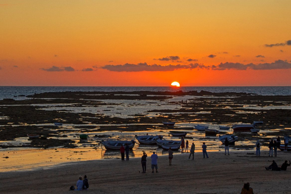 Bezaubernder Sonnenuntergang in La Caleta