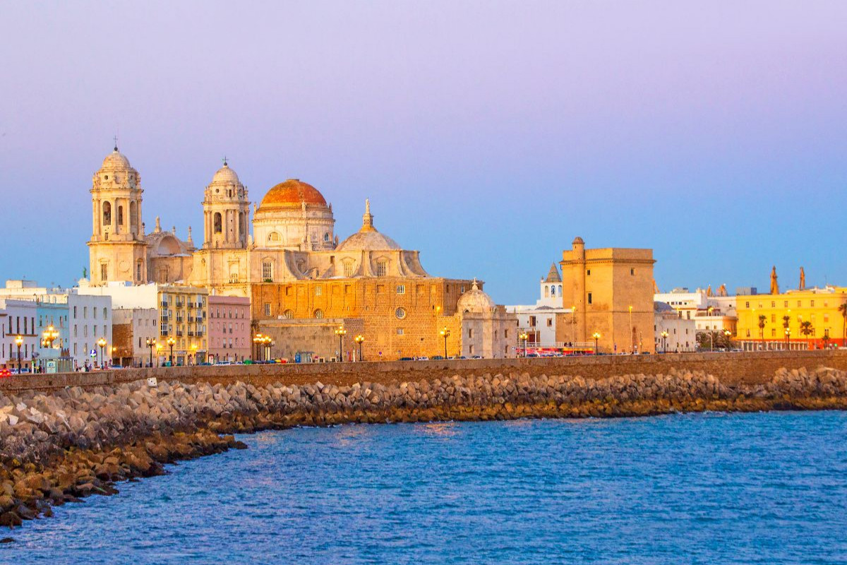 Die blaue Stunde über Cadiz