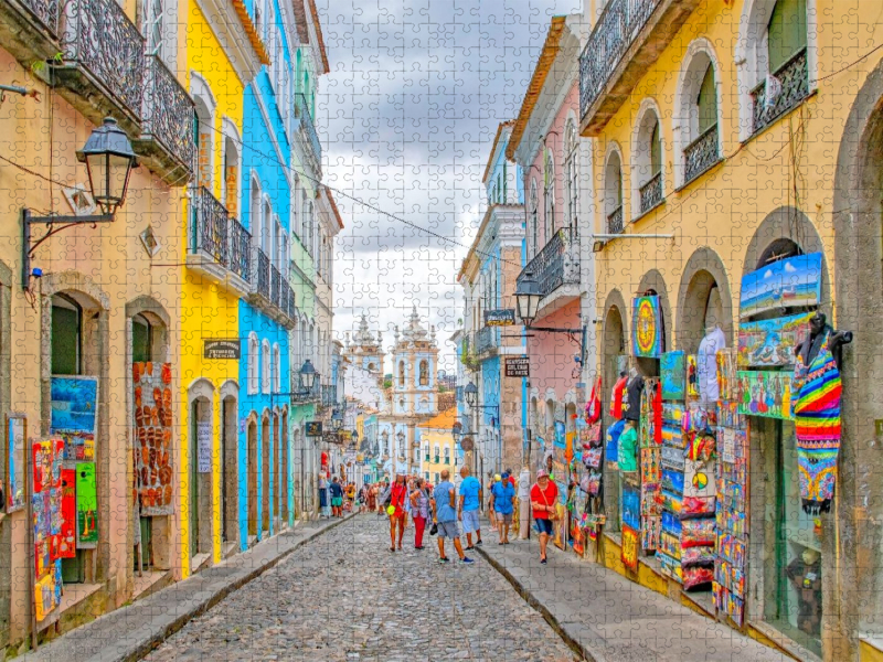 Rua Portas do Carmo Salvador, Brasilien