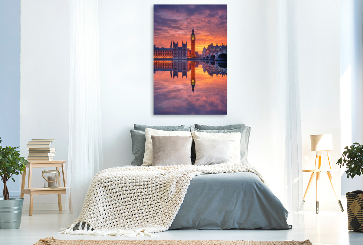 London, klassische Skyline im Spiel der Wolken