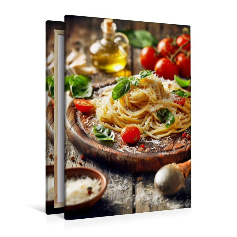 Pasta, al dente mit Basilikum & Parmesan