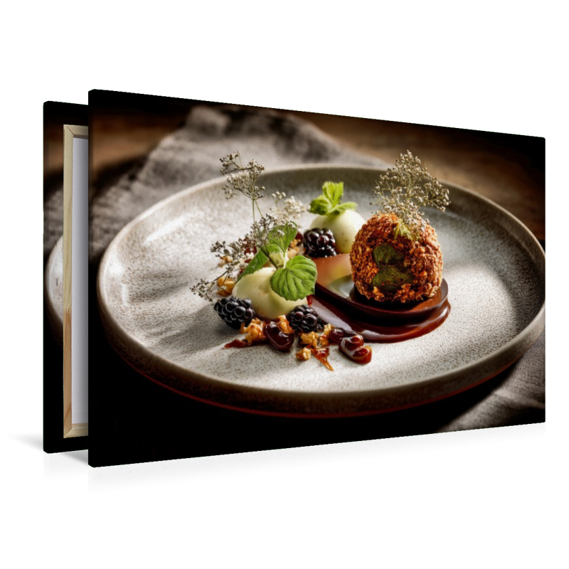Fine Dining, kulinarische Kunst auf dem Teller