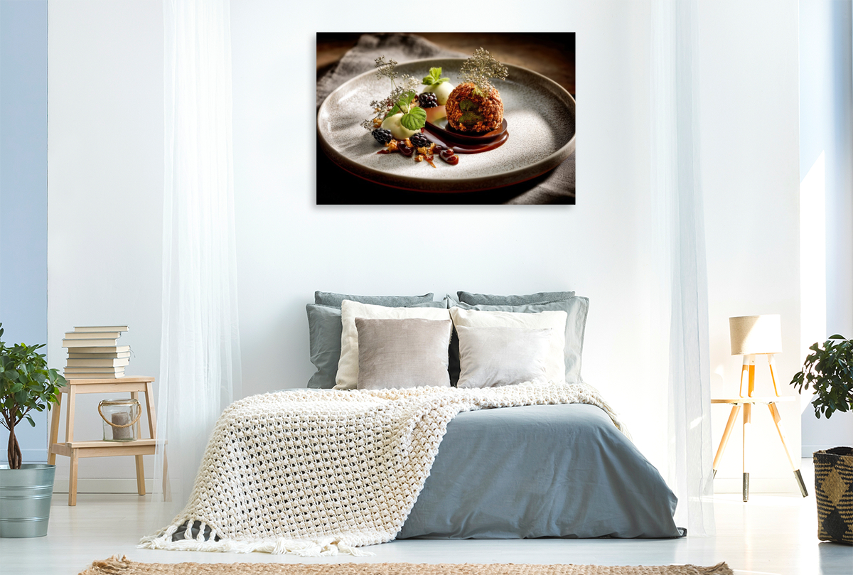 Fine Dining, kulinarische Kunst auf dem Teller