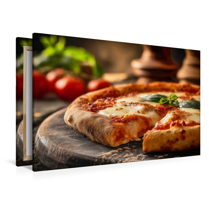 Pizza Margherita, Holzofen Genuss aus Italien