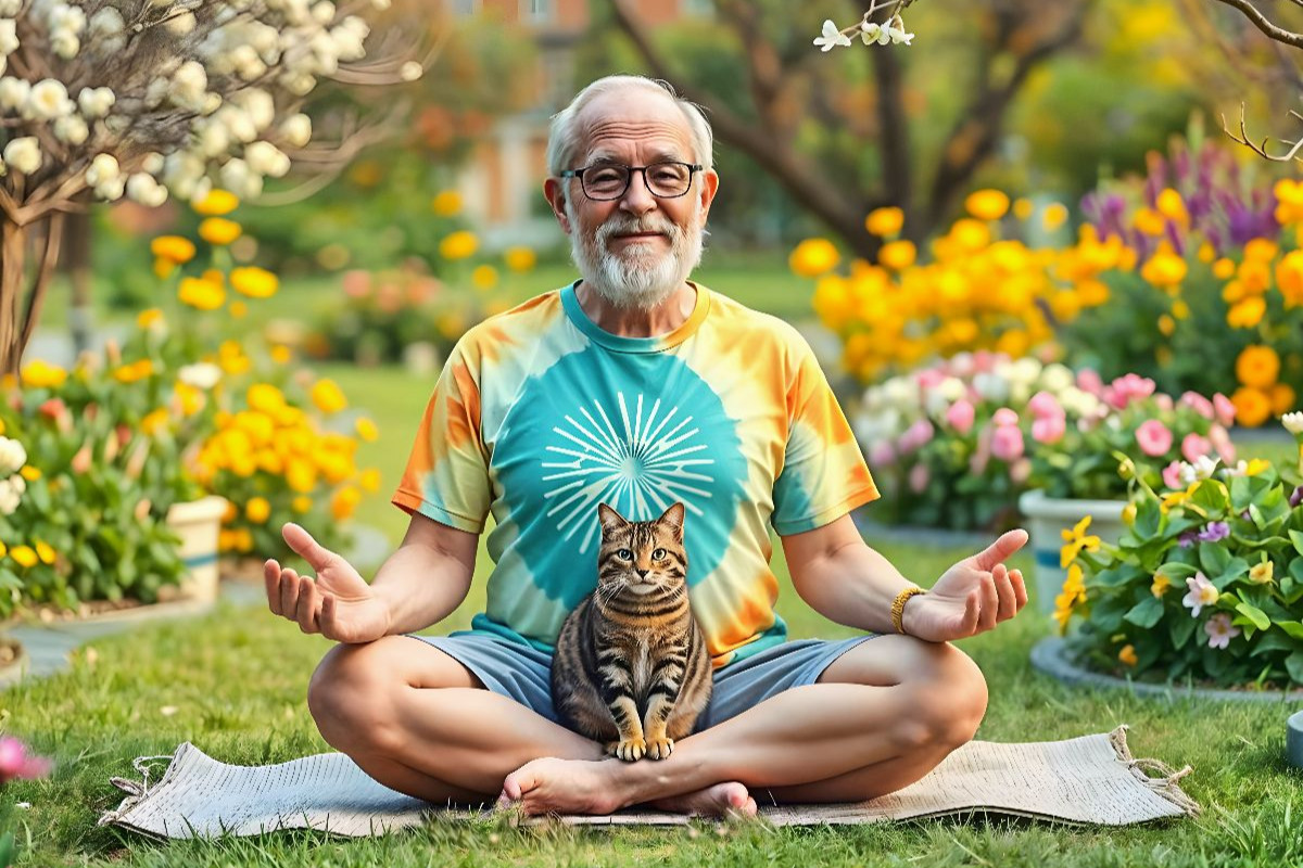 Om statt Ojemine - Yoga mit Katze