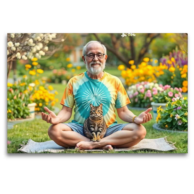 Om statt Ojemine - Yoga mit Katze