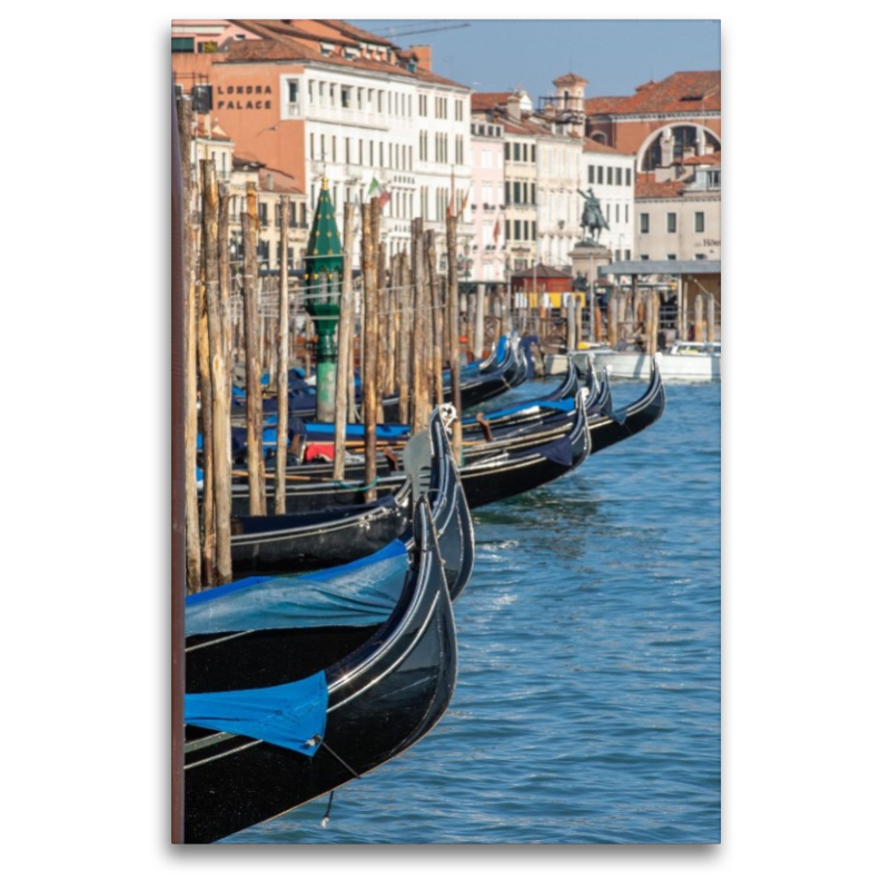 Venedig - Gondeln am Markusplatz