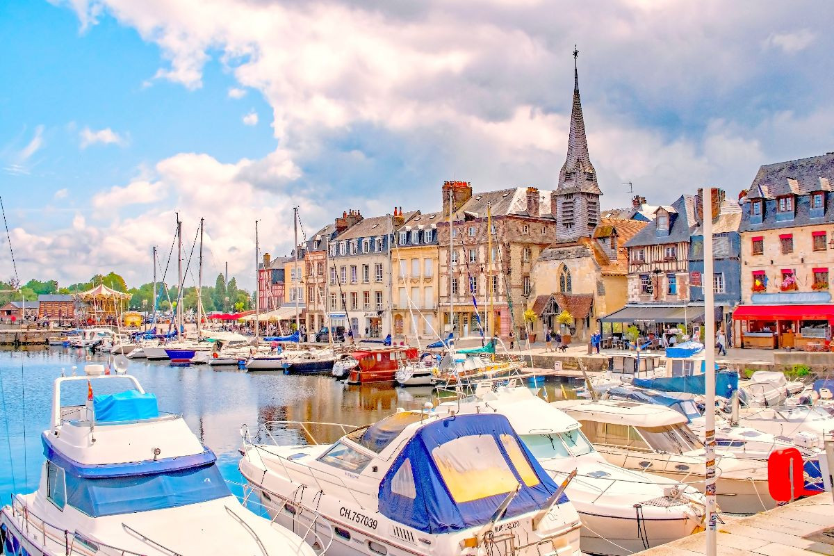 Anlegestelle, Honfleur, Normandie