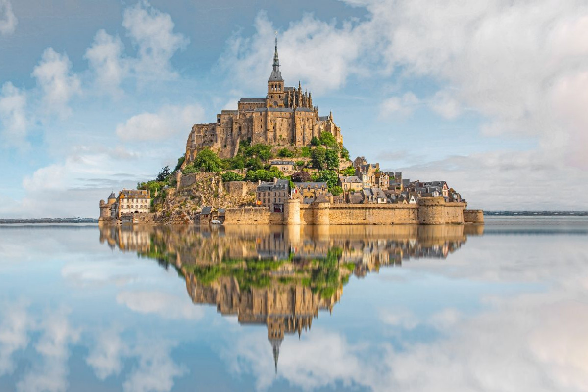 Mont Saint Michel, Normandie, Frankreich