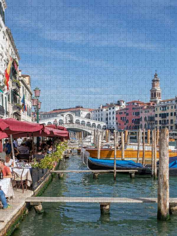 Venedig - Canal Grande und Rialtobrücke