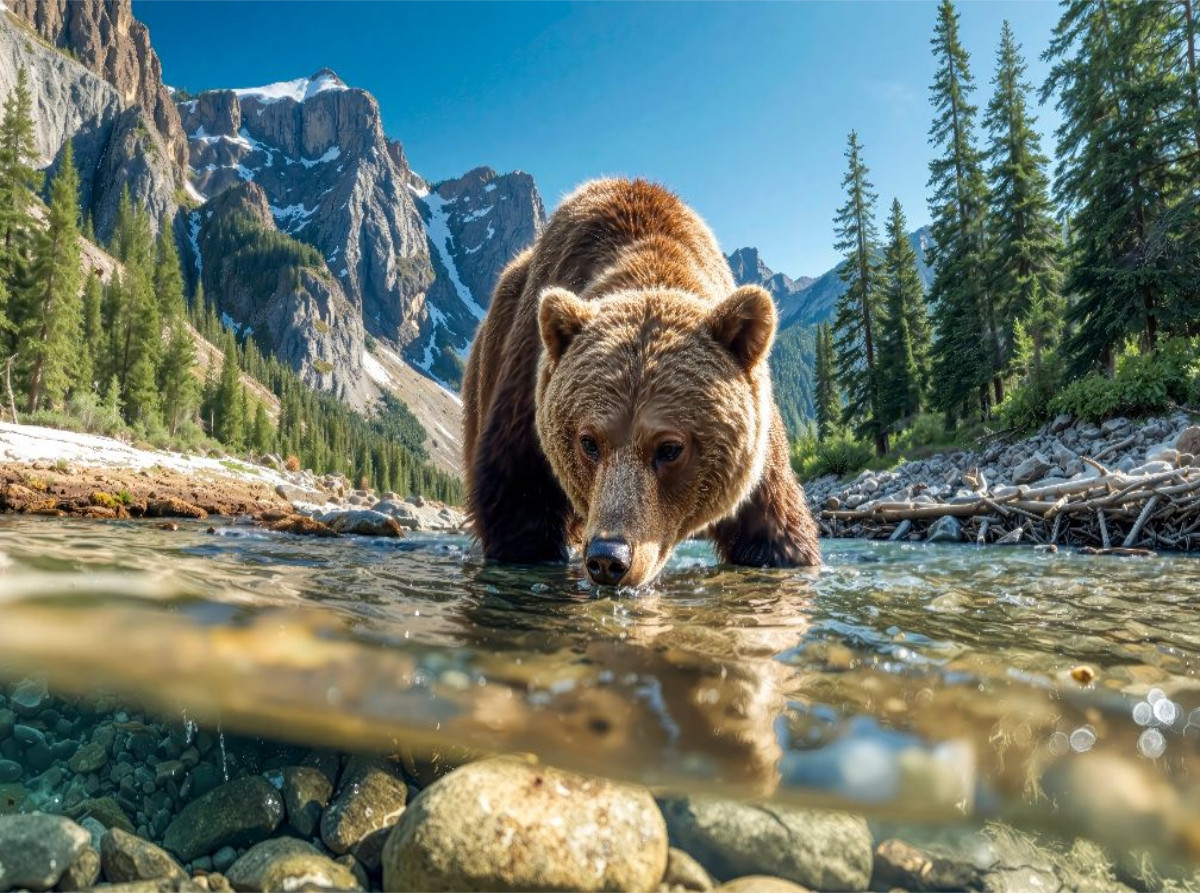 Kühles frisches Wasser löscht den Durst