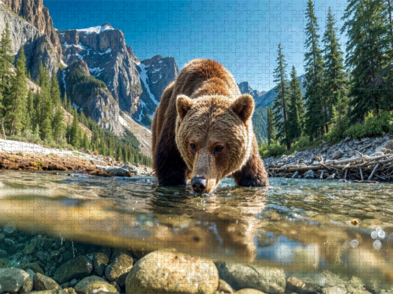 Kühles frisches Wasser löscht den Durst