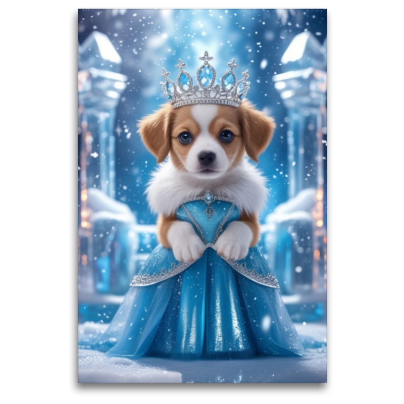 Die Schneekönigin-Hundewelpe