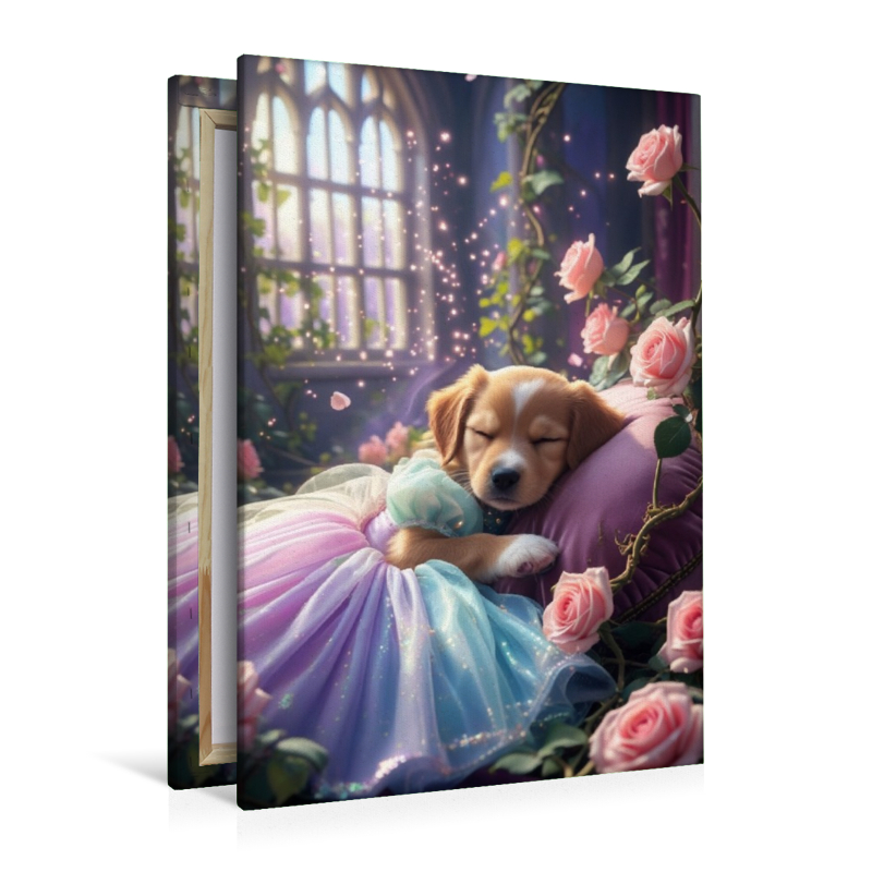 Dornröschen Hundewelpe