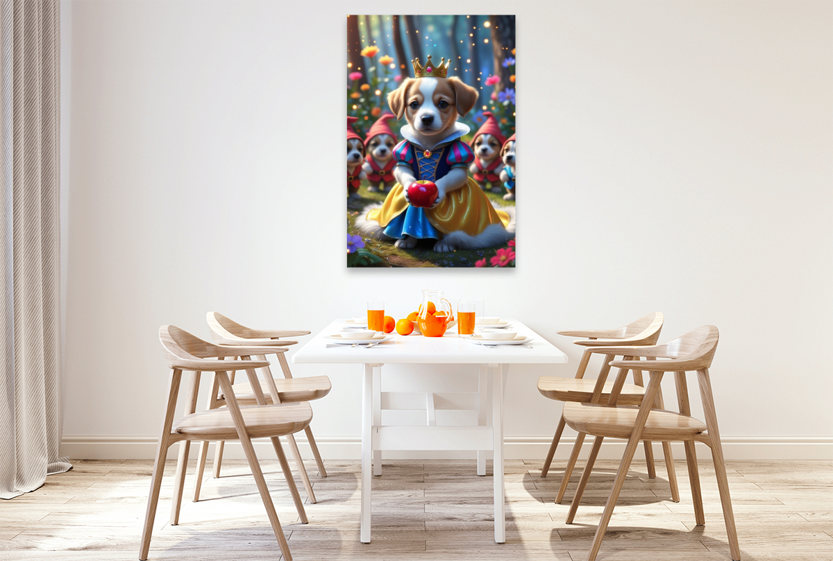 Schneewittchen Hundewelpe