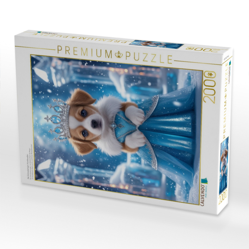 Die Schneekönigin-Hundewelpe