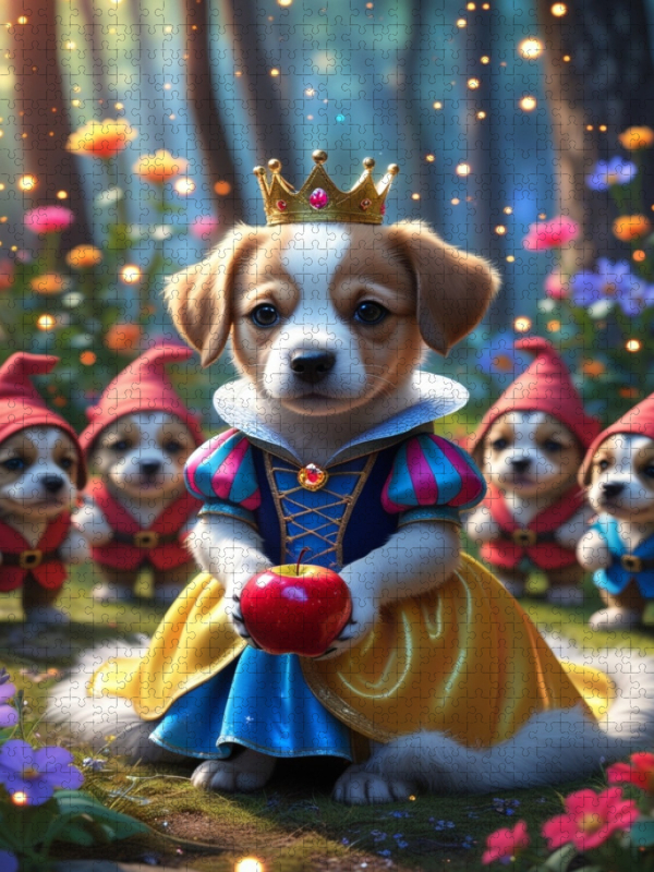 Schneewittchen Hundewelpe