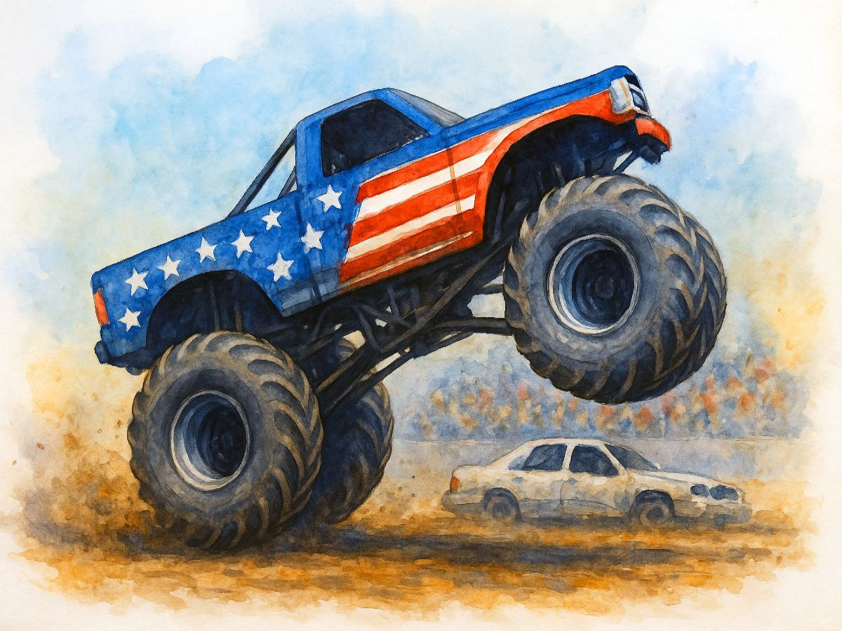 Zwei Räder, ein Herzschlag - Monstertruck