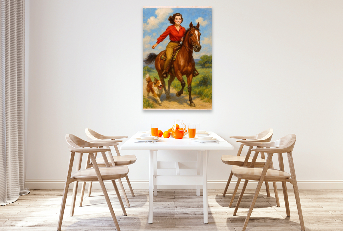Kurzer Galopp nach Hause