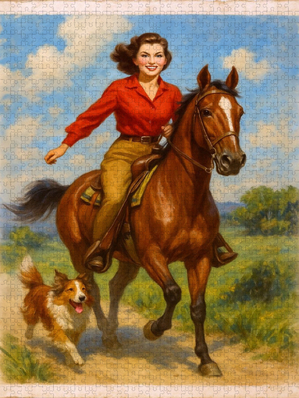Kurzer Galopp nach Hause