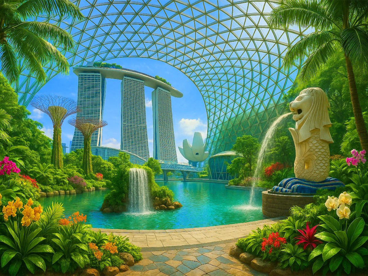 Singapur - Malaysia - verschiedene Sehenswürdigkeiten kombiniert