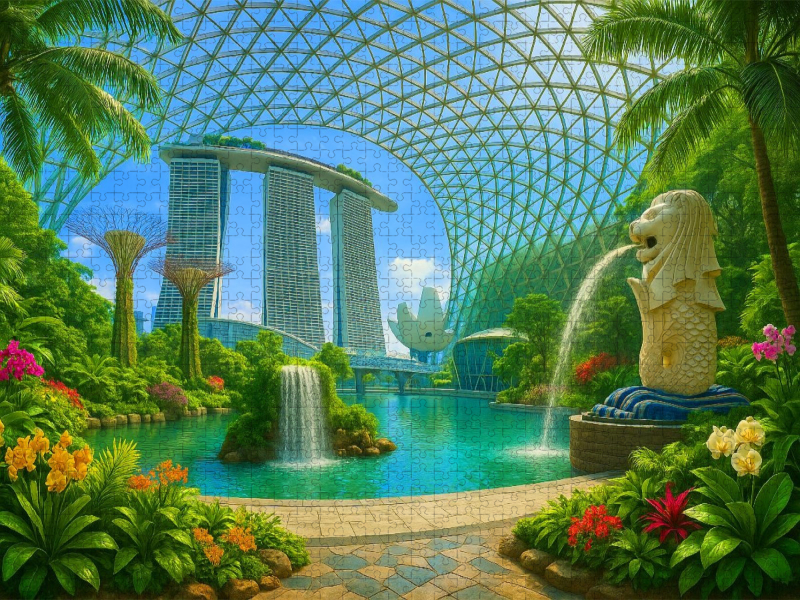 Singapur - Malaysia - verschiedene Sehenswürdigkeiten kombiniert