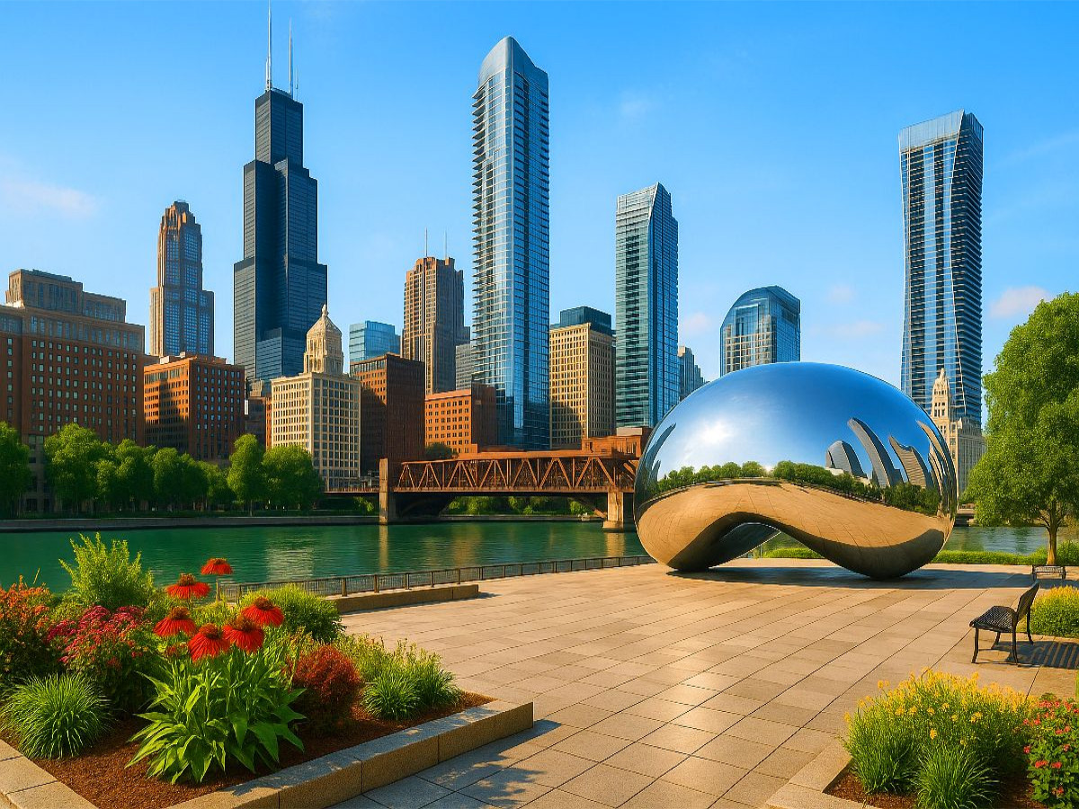 Chicago - USA - verschiedene Sehenswürdigkeiten kombiniert