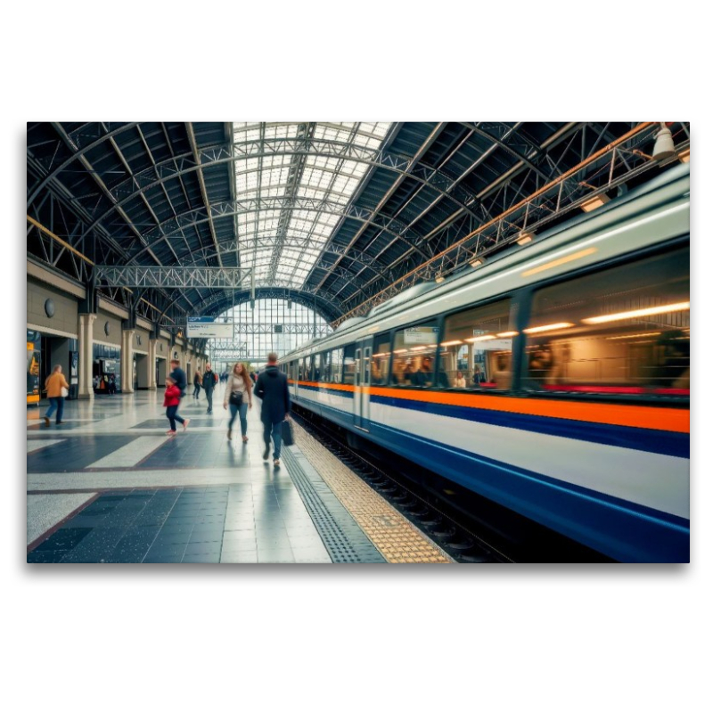 Immer in Fahrt, Züge in Bewegung.