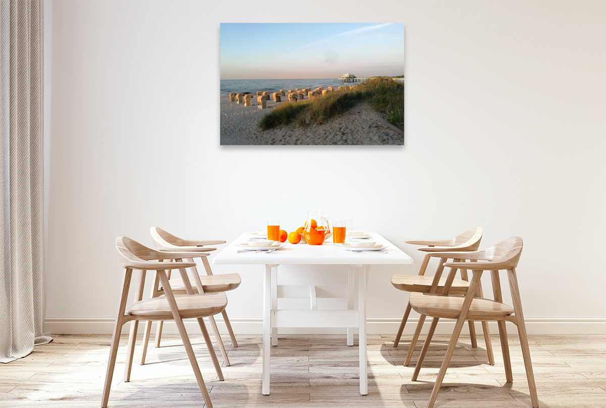 Timmendorfer Strand in der Abenddämmerung