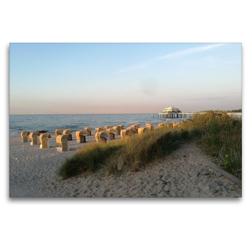 Timmendorfer Strand in der Abenddämmerung
