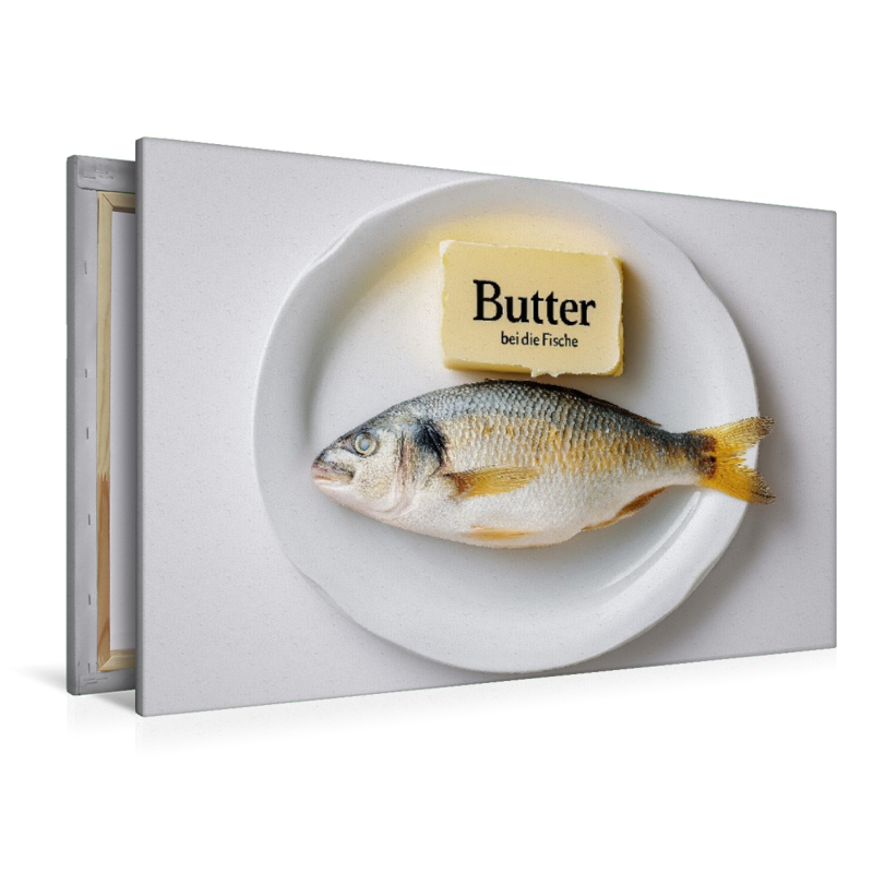 Butter bei die Fische - norddeutscher Spruch mit Humor