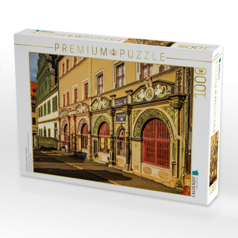 Marktplatz in Weimar/Thüringen