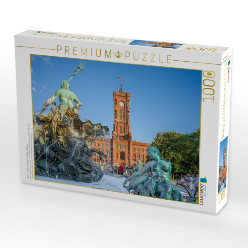 Berlin - Neptun-Brunnen und Rotes Rathaus