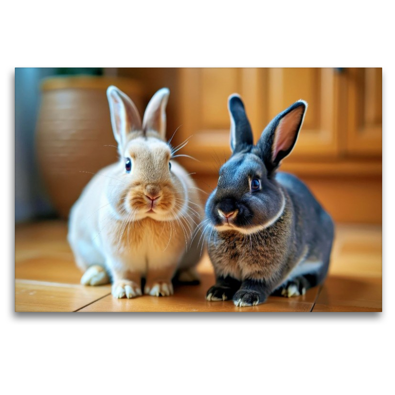 Kaninchen, die dein Zuhause wärmen.