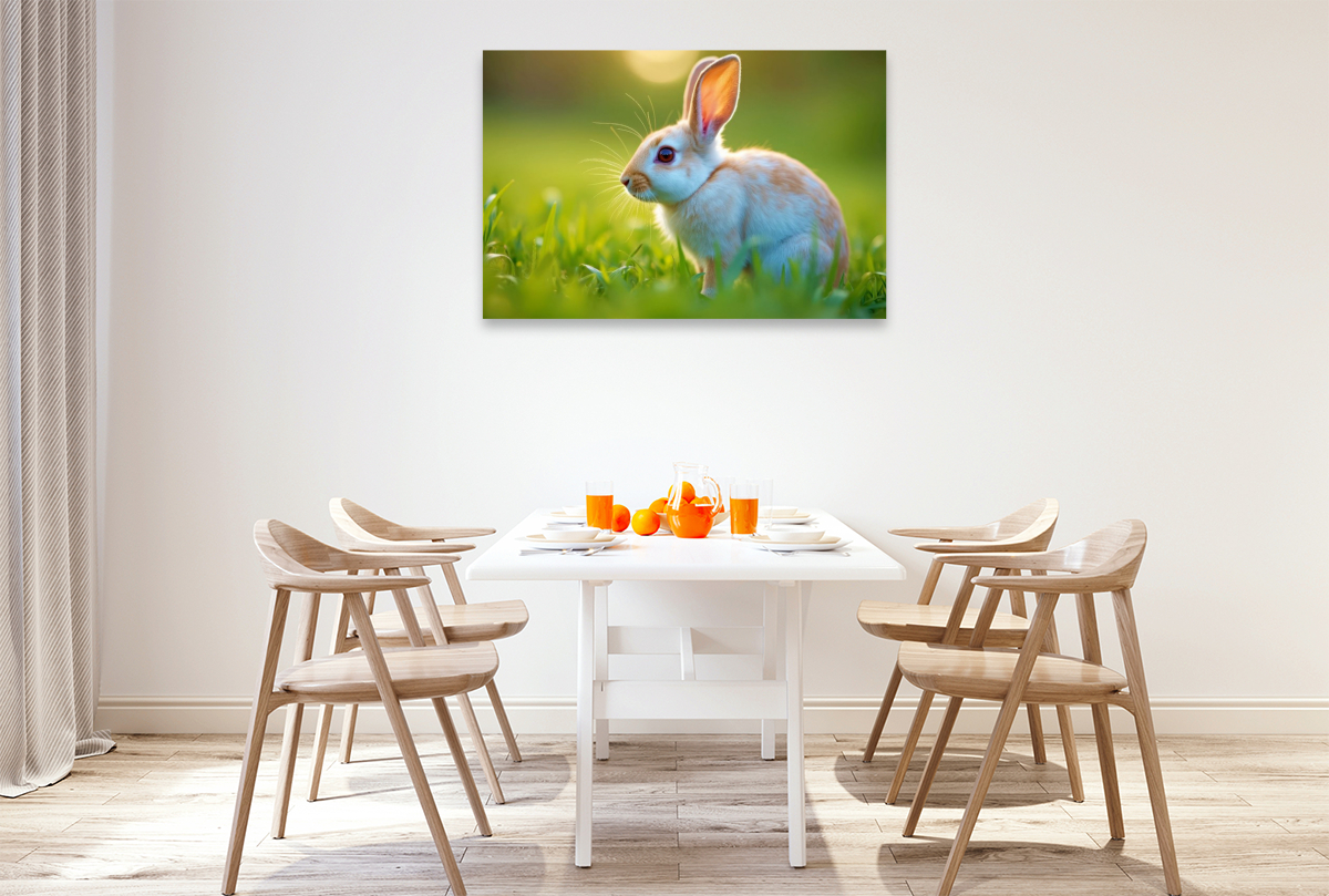 Kaninchen, die dein Zuhause wärmen.“