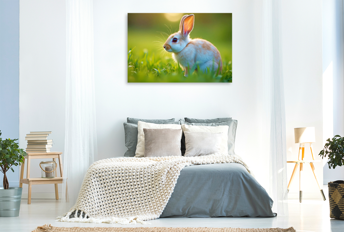 Kaninchen, die dein Zuhause wärmen.“