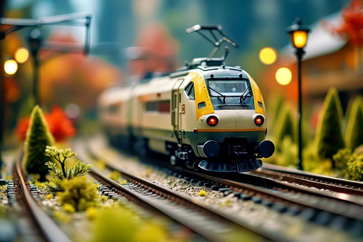 Eleganz auf Gleisen. Die Modelleisenbahn für Visionäre.