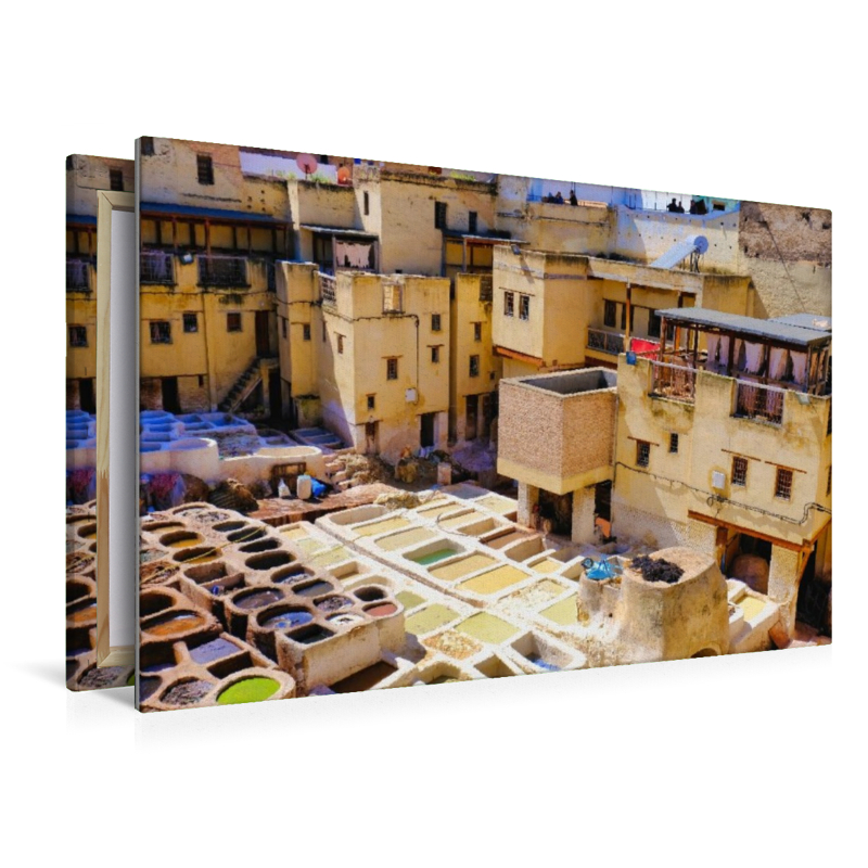 Marokko - Die Gerbereien im Gerberviertel in der Medina von Fès