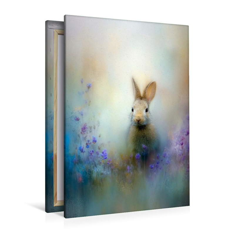 Der Hase zwischen Wildblumen - ein Flimmern zwischen Wind und Zeit