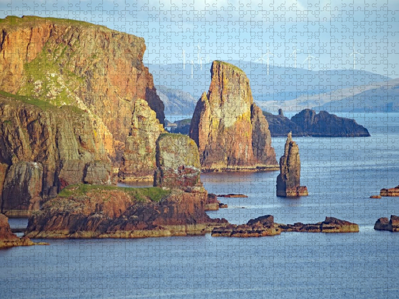 Klippen auf den Shetlandinseln