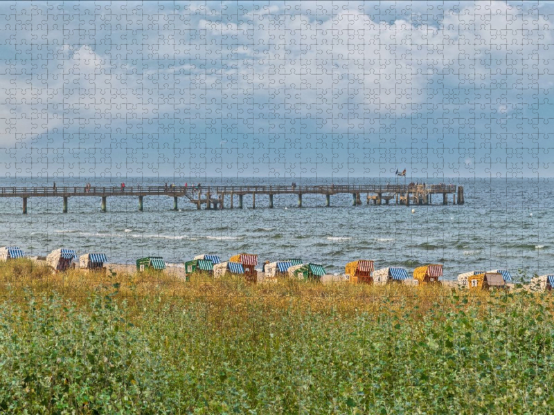 Blick zu Seebrücke