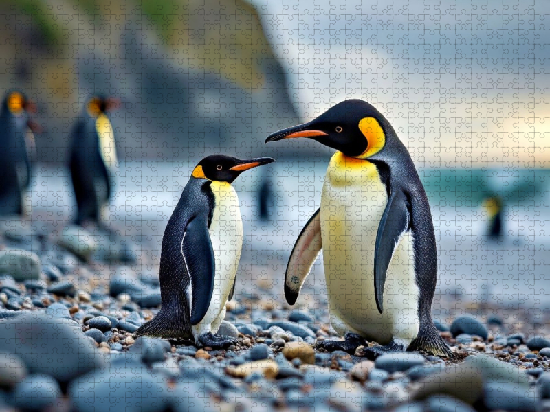 Tauche ein in die Welt der Pinguine.