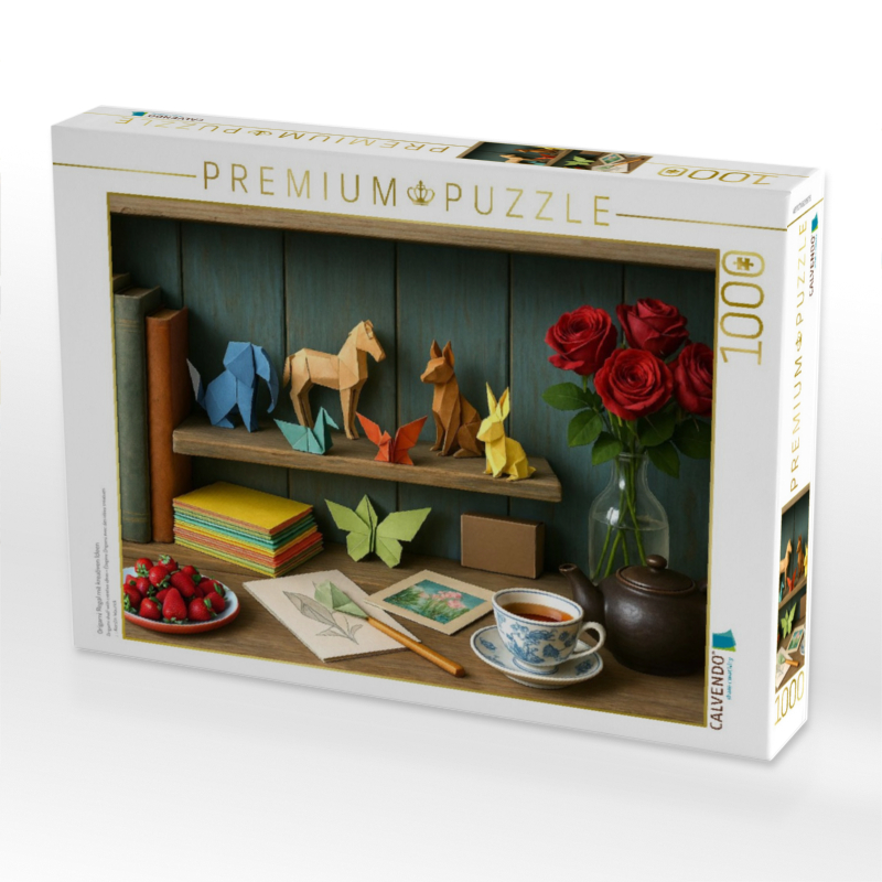 Origami Regal mit kreativen Ideen