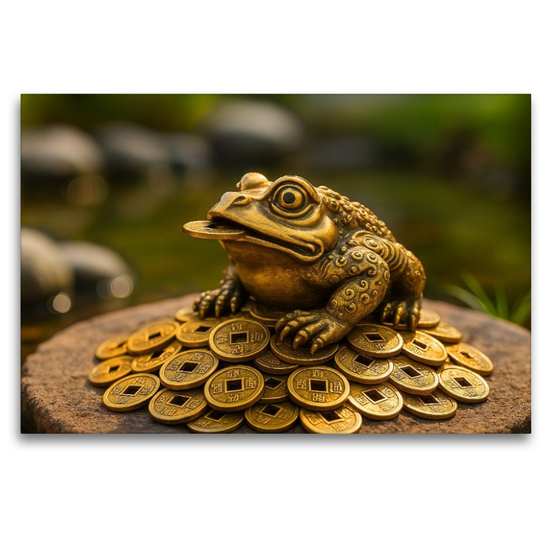 Der Geldfrosch Jin Chan - Symbol für Reichtum