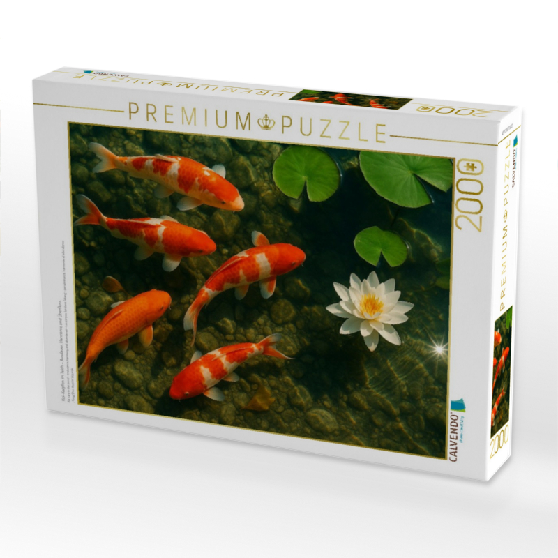 Koi-Karpfen im Teich – Ausdauer, Harmonie und Überfluss