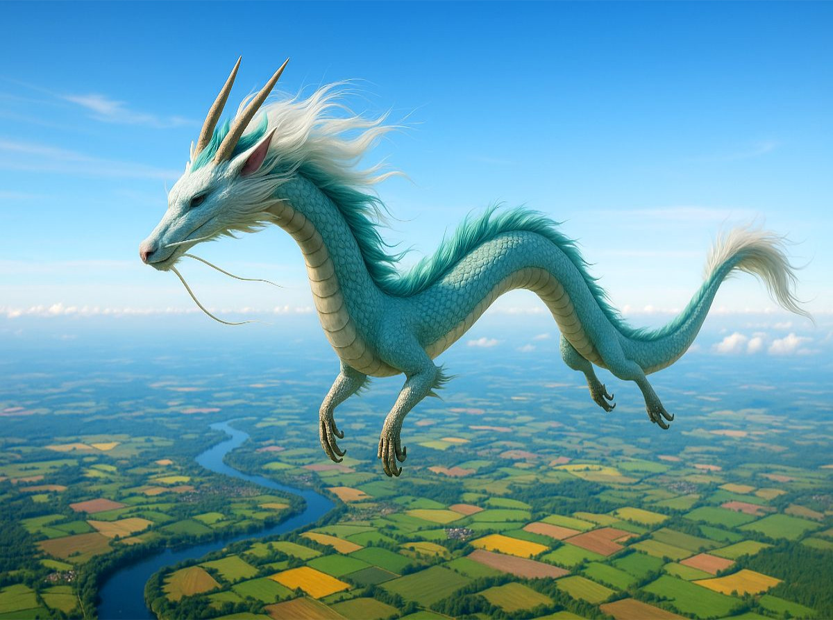 Der fliegende Drache – Kraft, Erfolg und Schutzenergie