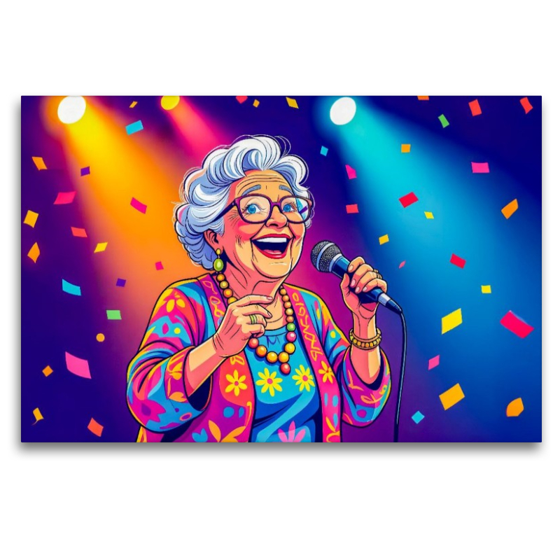 Oma wird zum Schlagerstar auf der Bühne